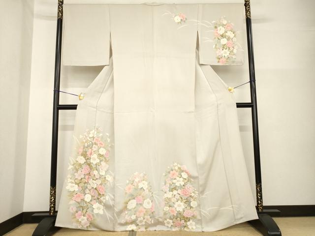 平和屋着物＊夏物 小紋 紗 霞文 洗える着物 AABG9218jdの通販はau PAY