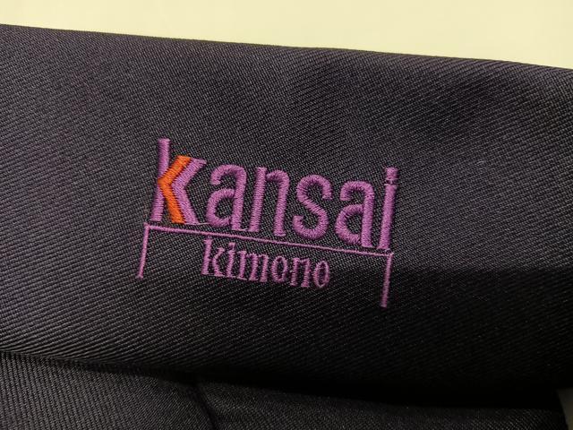 平和屋着物●世界的ファッションデザイナー　山本寛斎　kansaiブランド　女性　行灯袴　刺繍　舞桜文　洗える着物　AABG7288ph_7