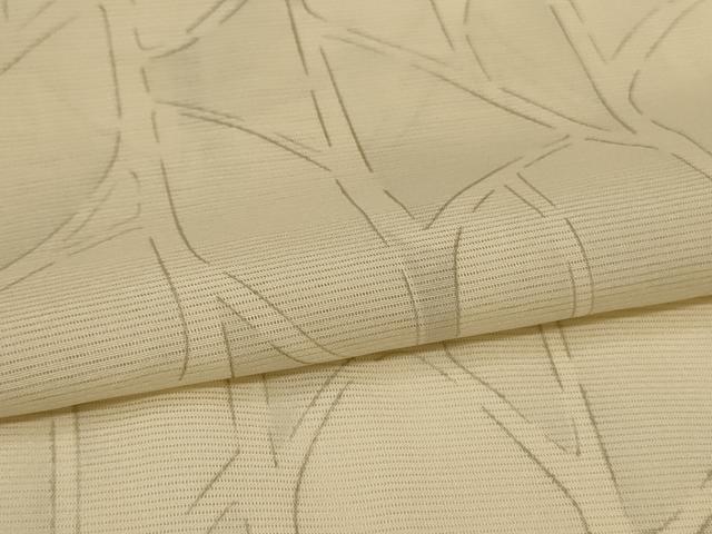 平和屋着物＊夏物　小紋　絽　幾何学文様　正絹　逸品　AABG7361jd_4