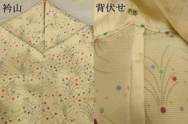 平和屋着物＊夏物　小紋　絽　芝文　正絹　逸品　AABG7381jd_7