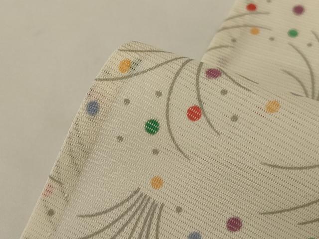 平和屋着物＊夏物　小紋　絽　芝文　正絹　逸品　AABG7381jd_6