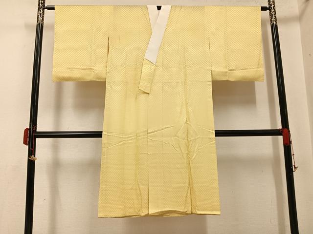 平和屋着物●長襦袢　無双仕立て　鱗地紋　色無地　砥粉色　やまと誂製　正絹　逸品　AABG7575ph