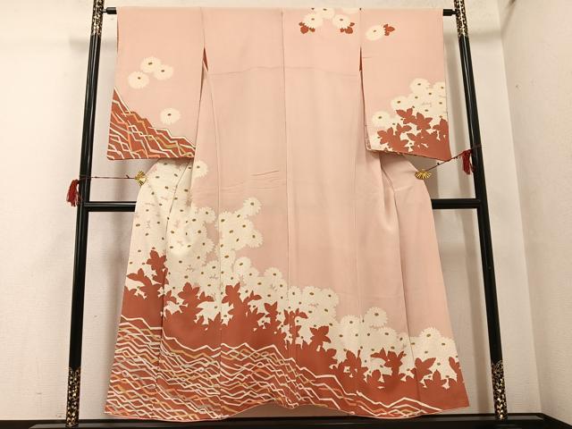 平和屋着物●訪問着　花尽くし　金彩　正絹　逸品　AABG7594ph