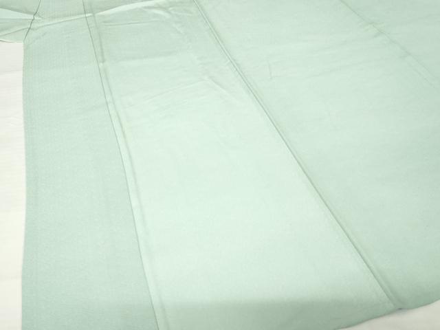 平和屋着物▽上質な色無地 単衣 紗綾形地紋 千草鼠色 正絹 逸品