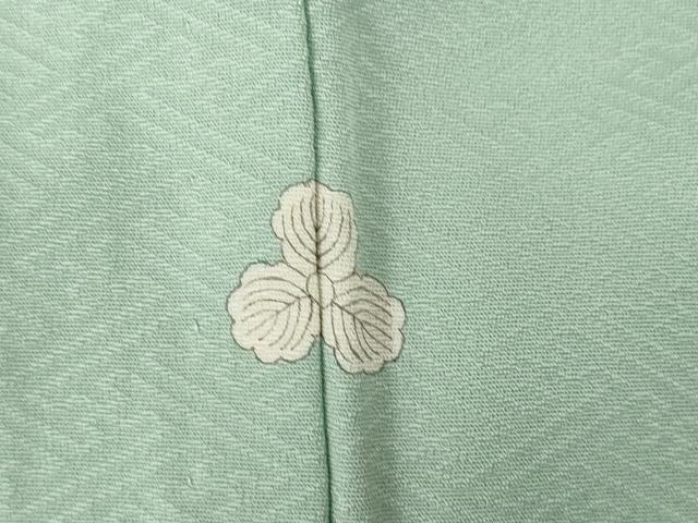 平和屋着物▽上質な色無地　単衣　紗綾形地紋　千草鼠色　正絹　逸品　AABG7606ck 平和屋着物▽上質な色無地 単衣 紗綾形地紋 千草鼠色 正絹 逸品