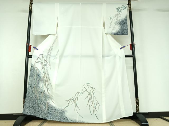 平和屋着物▽訪問着　単衣　草花文　洗える着物　AABG7766jh 平和屋着物▽訪問着 単衣 草花文 洗える着物 AABG7766jhの通販はau PAY