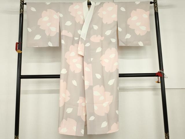平和屋着物●長襦袢　袷　舞桜文　正絹　逸品　AABF5535fy 平和屋着物○長襦袢 袷 舞桜文 正絹 逸品 未使用 AABG7849csの通販はau