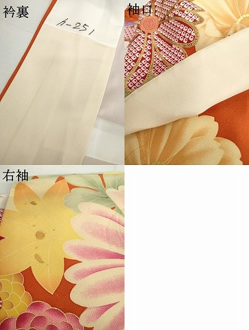 平和屋着物●大島優子　訪問着　刺繍　舞花文　金彩　金銀糸　正絹　逸品　AABG7950cs_9