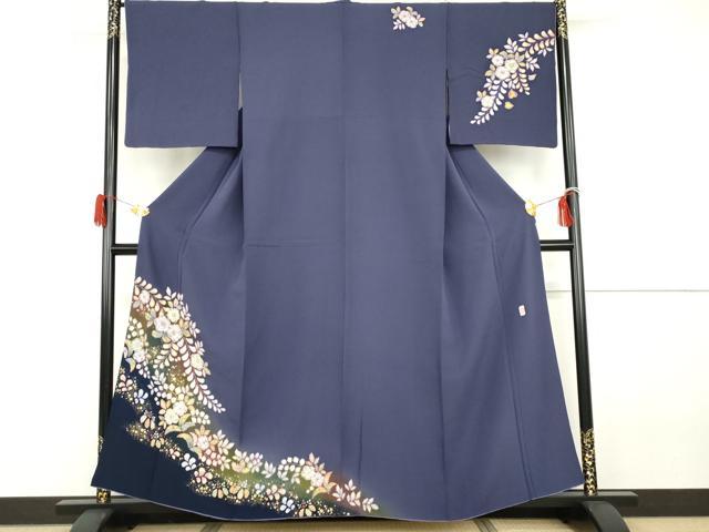 平和屋着物●越後十日町の一流染匠　桐屋・翠山工房　訪問着　辻が花　暈し染め　金彩　やまと誂製　正絹　逸品　AABG7996cs