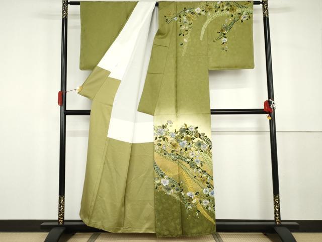 平和屋着物●訪問着　作家物　孝美　辻が花　暈し染め　正絹　逸品　AABG8015cs_1