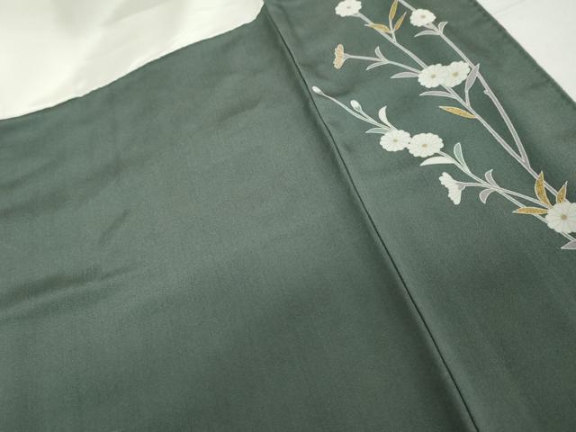 平和屋着物●訪問着　友禅　風景梅松花文　金彩　反端付き　正絹　逸品　AABG8022cs_8