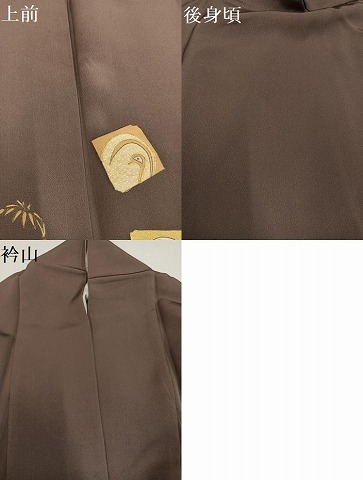 平和屋着物●訪問着　松竹梅文　正絹　逸品　AABG8519ph