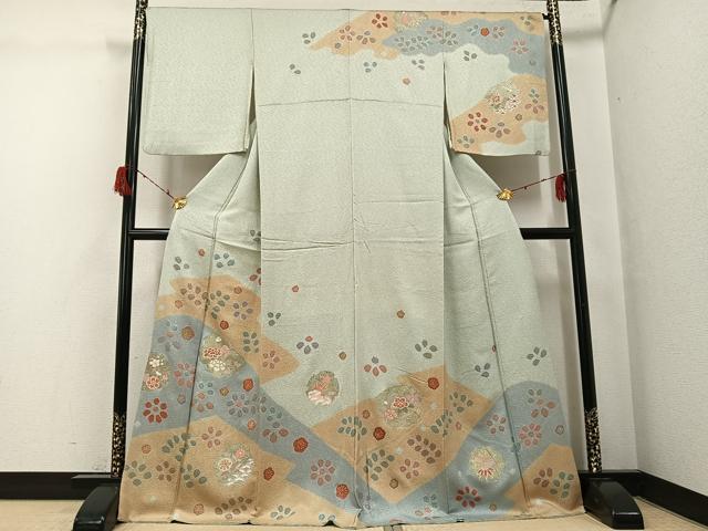 平和屋着物●訪問着　草花文　金彩　正絹　逸品　AABG8538ph 楽天市場】 着物 > 訪問着・付下げ : 平和屋