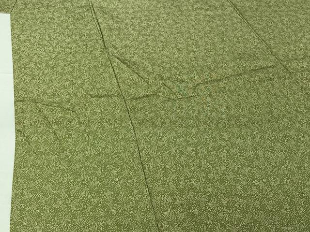 平和屋着物▽寺山存男　江戸小紋　単衣　文字文　正絹　逸品　AABG8802jh_3