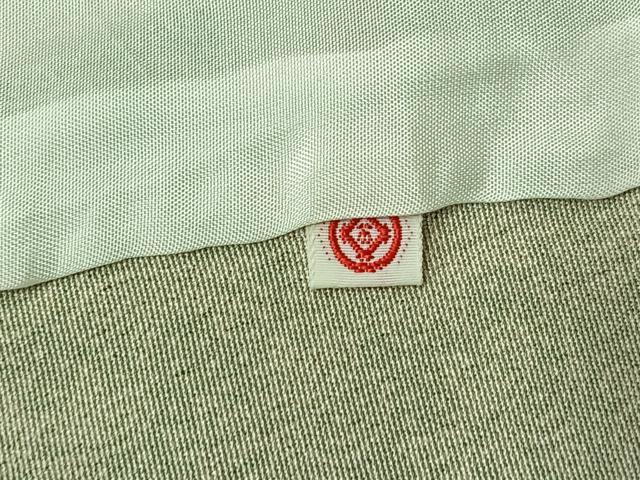 平和屋着物▽寺山存男　江戸小紋　単衣　文字文　正絹　逸品　AABG8802jh_6