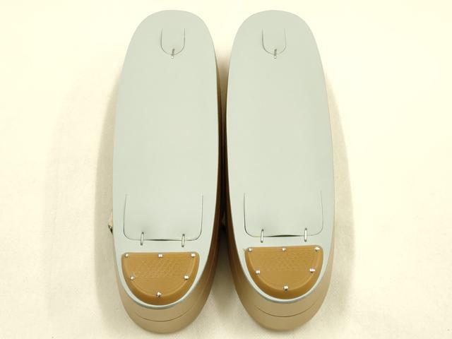 平和屋着物●和装小物　和装草履　銀糸　逸品　未使用　AABG9000ay_4