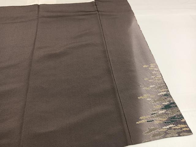 平和屋着物●訪問着　絞り　草木文　暈し染め　金彩　正絹　逸品　AABG9044ph_6
