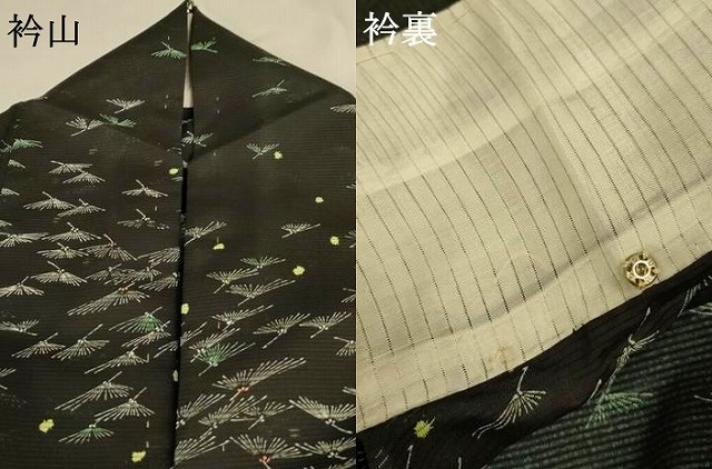 平和屋着物＊夏物　小紋　絽　松葉　洗える着物　AABG9201jd_7