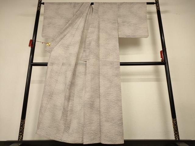 平和屋着物＊夏物　小紋　紗　霞文　洗える着物　AABG9218jd_2