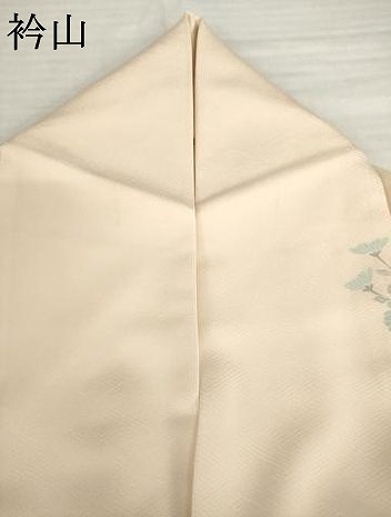 平和屋着物▽訪問着　単衣　友禅　扇面花文　正絹　逸品　AABG9315ck_7