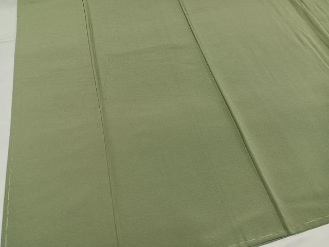 平和屋着物●上質な色無地　作家物　幻の染　岩石染　柳茶色　正絹　逸品　未使用　AABG9539ph_3