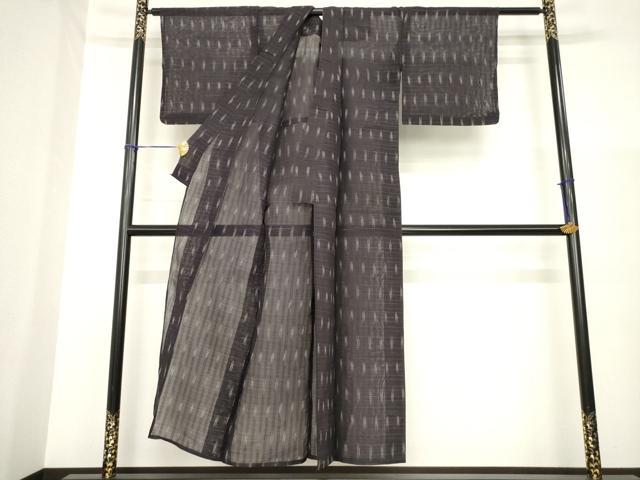平和屋着物＊夏物　紗紬　変わり縞　正絹　逸品　AABG9680ck 平和屋着物＊夏物 紗紬 変わり縞 正絹 逸品 AABG9680ck 【公式通販】