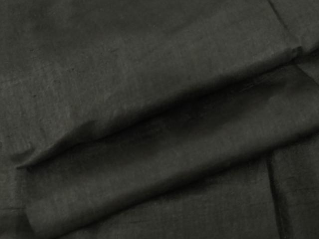平和屋着物○男性 黒紋付 紬地 正絹 逸品 AABG9869cs 【公式通販】