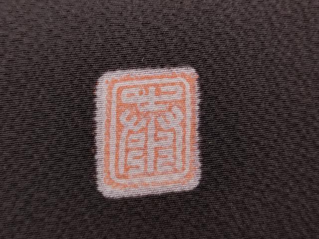 平和屋着物●十日町　名門　滝泰謹製　訪問着　辻が花　絞り　暈し染め　金通し地　ロング丈　正絹　逸品　AABG9887cs_7