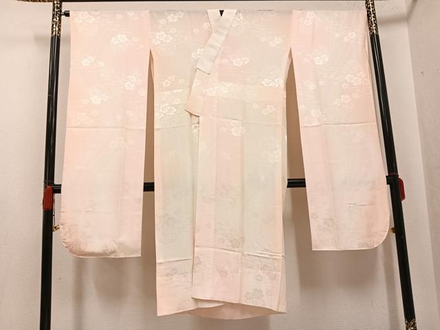 平和屋着物●振袖用長襦袢　無双仕立て　雪輪花地紋　暈し染め　正絹　逸品　AABH0409ph 18,980円