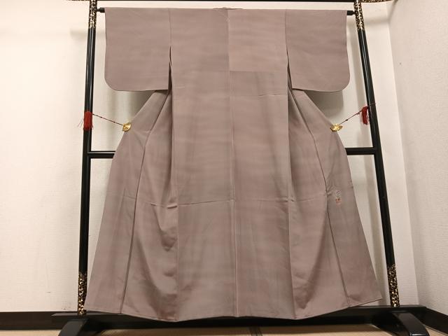 平和屋着物●虹色創家　本郷大田子　小紋　大田子染　霞文　鈴乃屋扱い　正絹　逸品　AABH0426ph