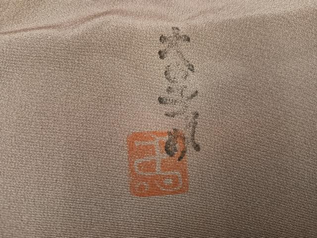 平和屋着物●虹色創家　本郷大田子　小紋　大田子染　霞文　鈴乃屋扱い　正絹　逸品　AABH0426ph 平和屋着物○虹色創家 本郷大田子 小紋 大田子染 霞文 鈴乃屋扱い 正絹