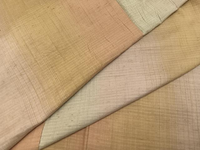 平和屋着物●上質な紬　間道　正絹　逸品　AABH0477ph_5
