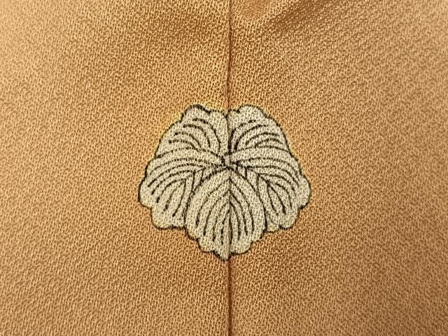 平和屋着物●訪問着　友禅　草花文　暈し染め　金彩　正絹　逸品　AABH0478ph_6
