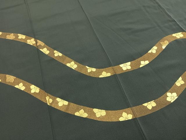 平和屋着物●訪問着　竹屋町刺繍　鬘帯　金彩　まるやま扱い　正絹　逸品　未使用　AABH0619fy_3