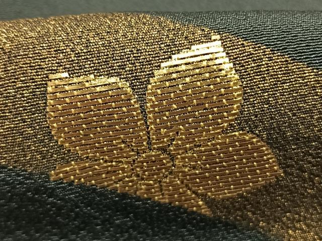 平和屋着物●訪問着　竹屋町刺繍　鬘帯　金彩　まるやま扱い　正絹　逸品　未使用　AABH0619fy_5