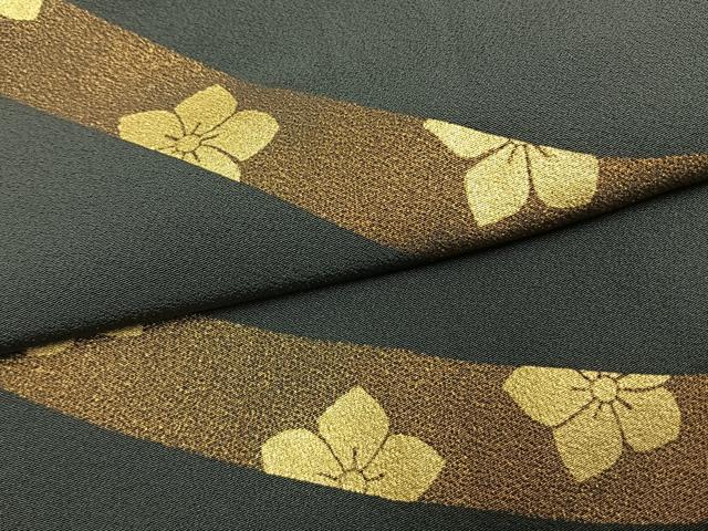 平和屋着物●訪問着　竹屋町刺繍　鬘帯　金彩　まるやま扱い　正絹　逸品　未使用　AABH0619fy_4
