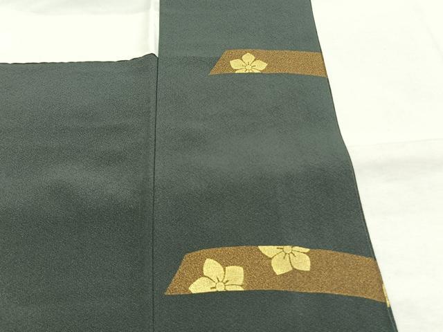 平和屋着物●訪問着　竹屋町刺繍　鬘帯　金彩　まるやま扱い　正絹　逸品　未使用　AABH0619fy_8
