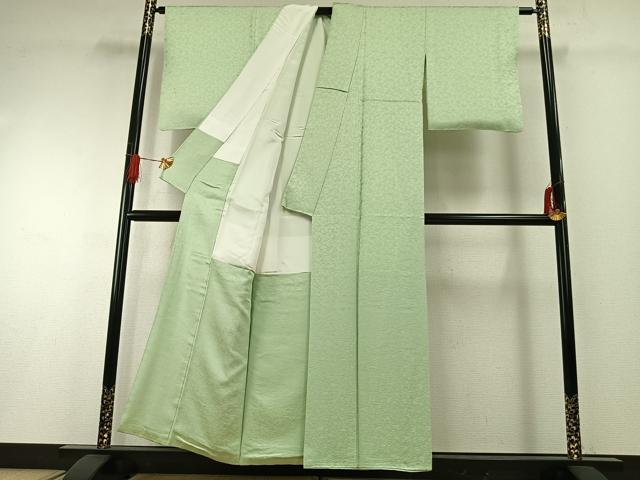 平和屋着物●上質な色無地　草花地紋　夏虫色　正絹　逸品　AABH0725fy_2