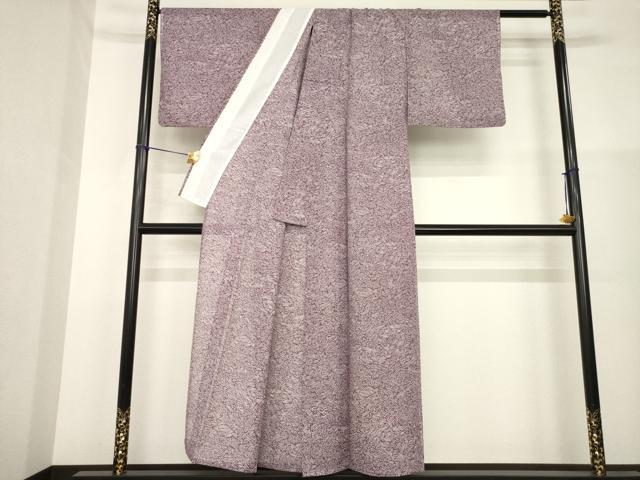 平和屋着物＊夏物　小紋　絽　流水文　洗える着物　AABH2109ck_1