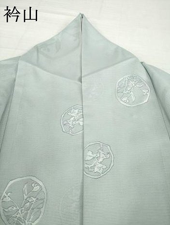 平和屋着物＊夏物　小紋　絽　花丸文　洗える着物　AABH2122ck_6