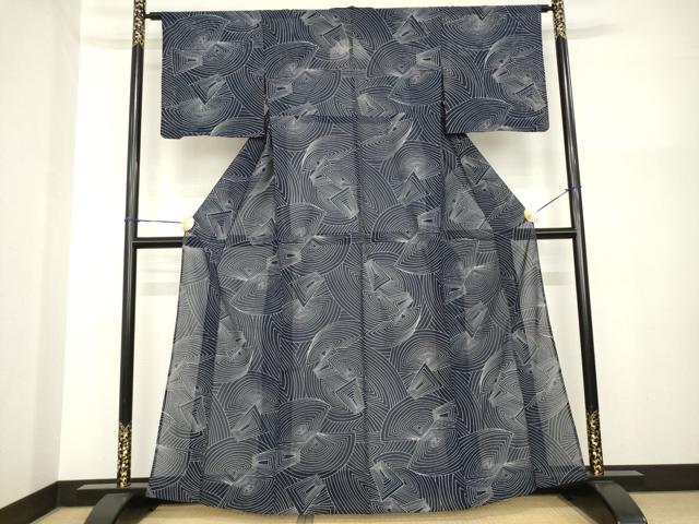 平和屋着物＊夏物　絹芭蕉　幾何学文様　正絹　逸品　AABG7463jd 平和屋着物＊夏物 小紋 絽 幾何学文様 AABH2153ckの通販はau PAY