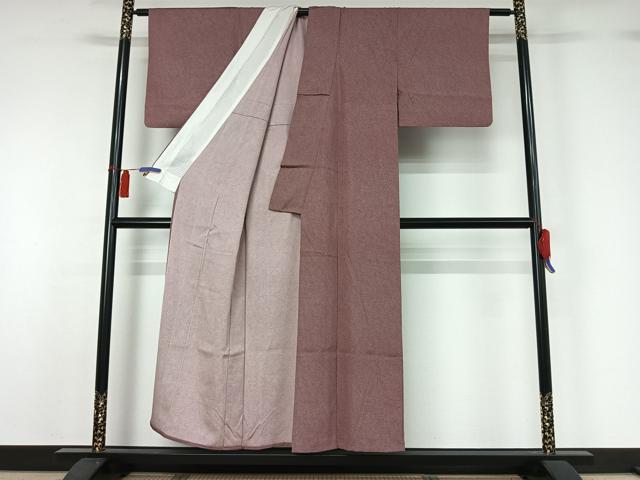 平和屋着物▽江戸小紋　単衣　鮫小紋柄　正絹　逸品　AABH2177jh_2