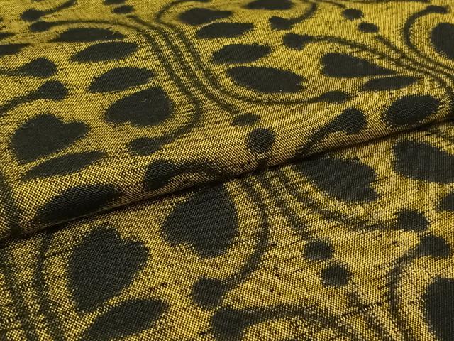 平和屋着物▽小紋　単衣　蝶　ウール　AABH2253jh_4