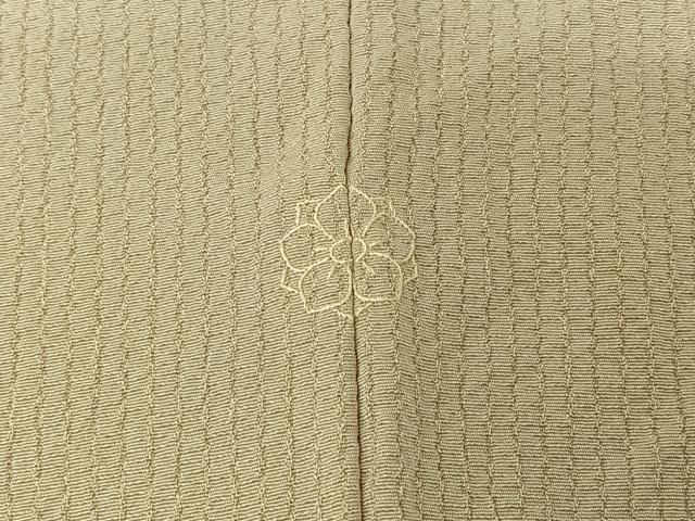 平和屋着物▽上質な小紋　単衣　絞り　手描き　花丸文　金彩　正絹　逸品　AABH2272jh_6