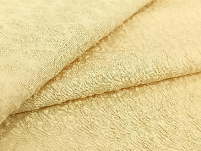 平和屋着物▽上質な色無地　単衣　鳥の子色　正絹　逸品　AABH2320jh 24,674円