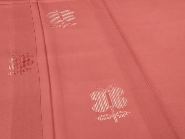 平和屋着物＊夏物　無地絵羽訪問着　絽　浅緋色　正絹　逸品　AABH2459jd_3