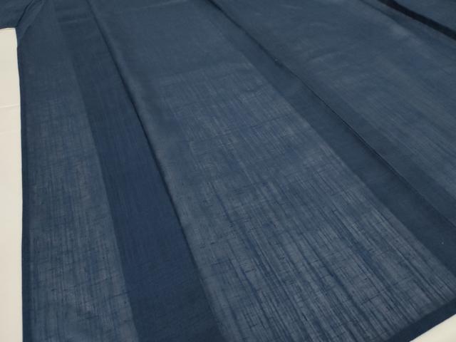 平和屋着物＊夏物　色無地　紗　褐返色　洗える着物　AABH2533jd_2