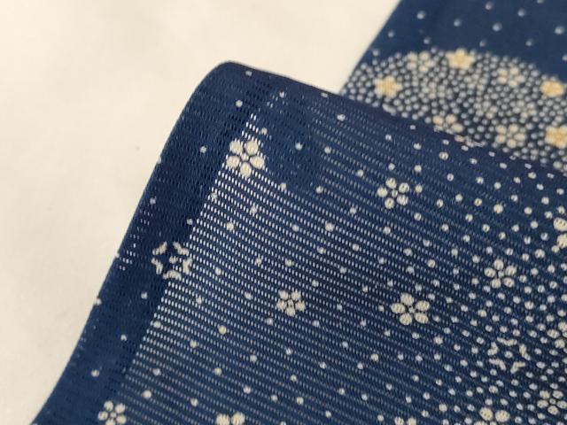 平和屋着物＊夏物　訪問着　絽　雲取り舞花文　正絹　逸品　AABH2545jd_6