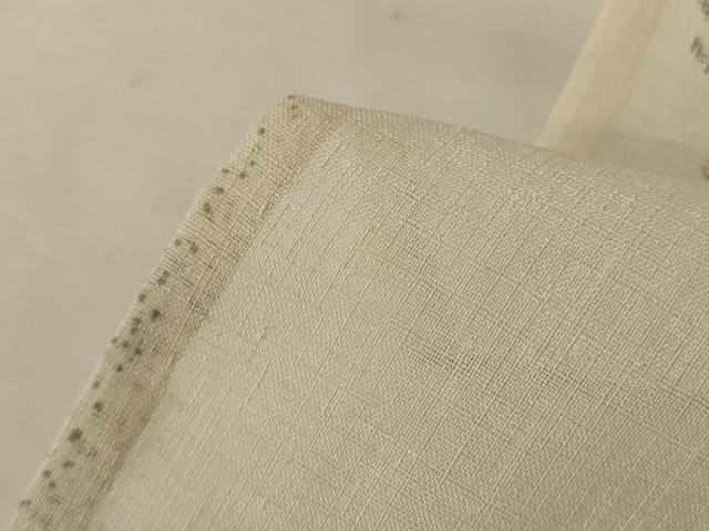 平和屋着物＊夏物　小紋　紗　枝葉文　洗える着物　AABH2554jd_6