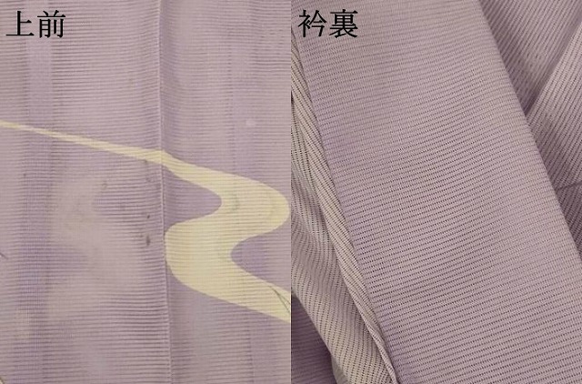 平和屋着物＊夏物　訪問着　絽　鴛鴦文　洗える着物　AABH3185jd_7